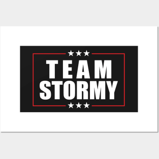 Team Stormy (Red Border) Posters and Art